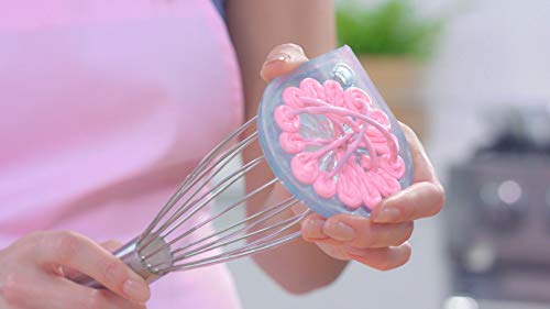 Whisk Wiper - Wipe a Whisk Easily - Multipurpose Kitchen Tool Made In USA - Includes 11" Stainless-Steel Whisk - Cool Baking Gadget, A Great Gift For Men & Women (2pc Whisk Wiper Set, Clear) - Image 9