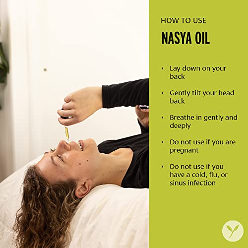 Banyan Botanicals Nasya Oil – Organic Herbal Nasal Drops for Clear Breathing – Ayurvedic Nasal Cleaner and Nose Moisturizer*  – One Fluid Ounce – Certified Organic, Non GMO, Chemical Free - Image 7