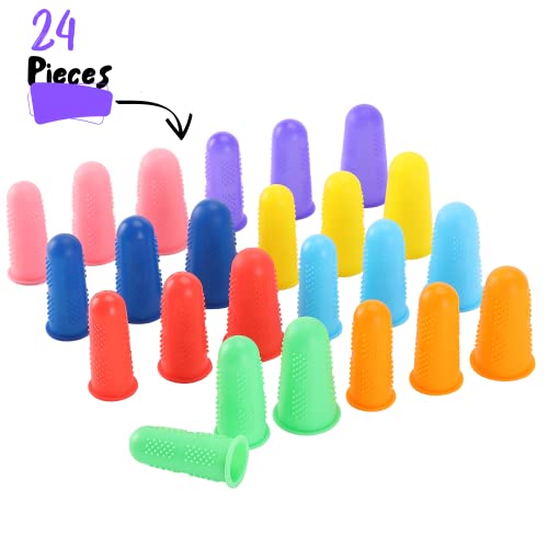 Mr. Pen- Hot Glue Gun Finger Protectors, 24 pcs, Silicone Finger Protectors, Finger Protectors, Finger Protectors for Hot Glue, Silicone Thimble, Hot Glue Finger Protectors, Finger Guard - Image 9