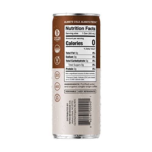 NITRO BEVERAGE CO Organic Nitro Cold Brew Coffee, 12 FZ - Image 5
