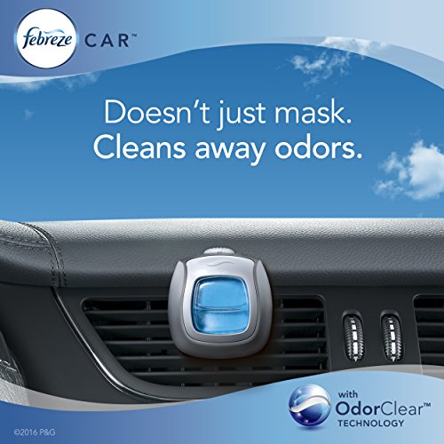 Febreze Car Vent Clips Linen and Sky Air Freshener, 0.04 Pound - Image 6