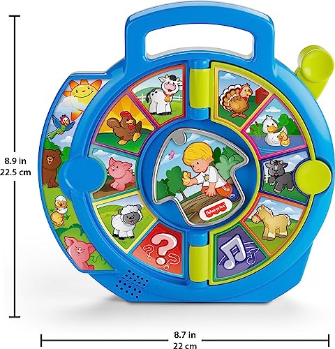 Fisher-Price Little People Toddler Learning Toy World of Animals See ‘N Say with Music and Sounds for Ages 18+ Months - Image 5