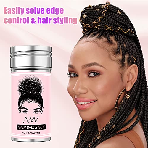 AnWoor Wax Stick for Hair, Hair Pomade Stick Smoothing & Slick Stick for Wigs Non-greasy Styling Hair Wax Stick for Flyaways - Image 7