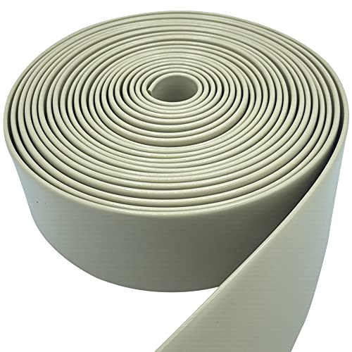 2" Wide Vinyl Straps for Patio Chairs Repair 20ft Long Patio Garden Furniture Replacement Straps with 20 Rivets (Driftwood) - Image 2