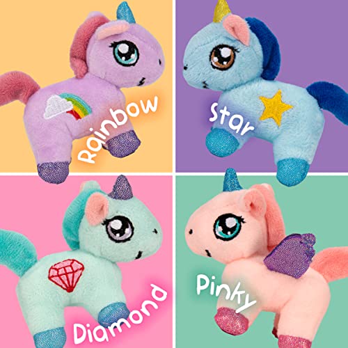 MindSprout Unicorn Mommy Stuffed with 4 Babies Inside her Tummy, for Girls 3 4 5 6 7 8 Years Old, Unicorn Toys for Girls Age 4-5, Best Birthday Gifts, Stuffed Animals Toy Age 6-8 - Image 5